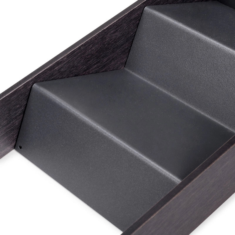 Portacoltelli per cassetto Orderbox, 150x470 mm, Acciaio e Legno, Grigio antracite