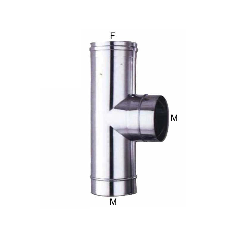 Gomito T Inox 12 Ala