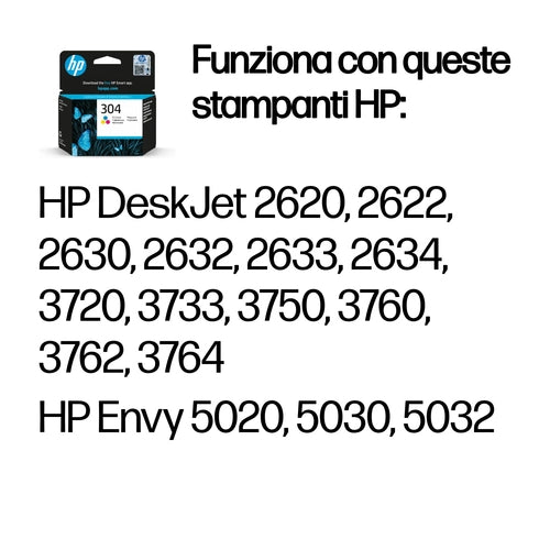 HP Cartuccia inchiostro originale tricromia 304