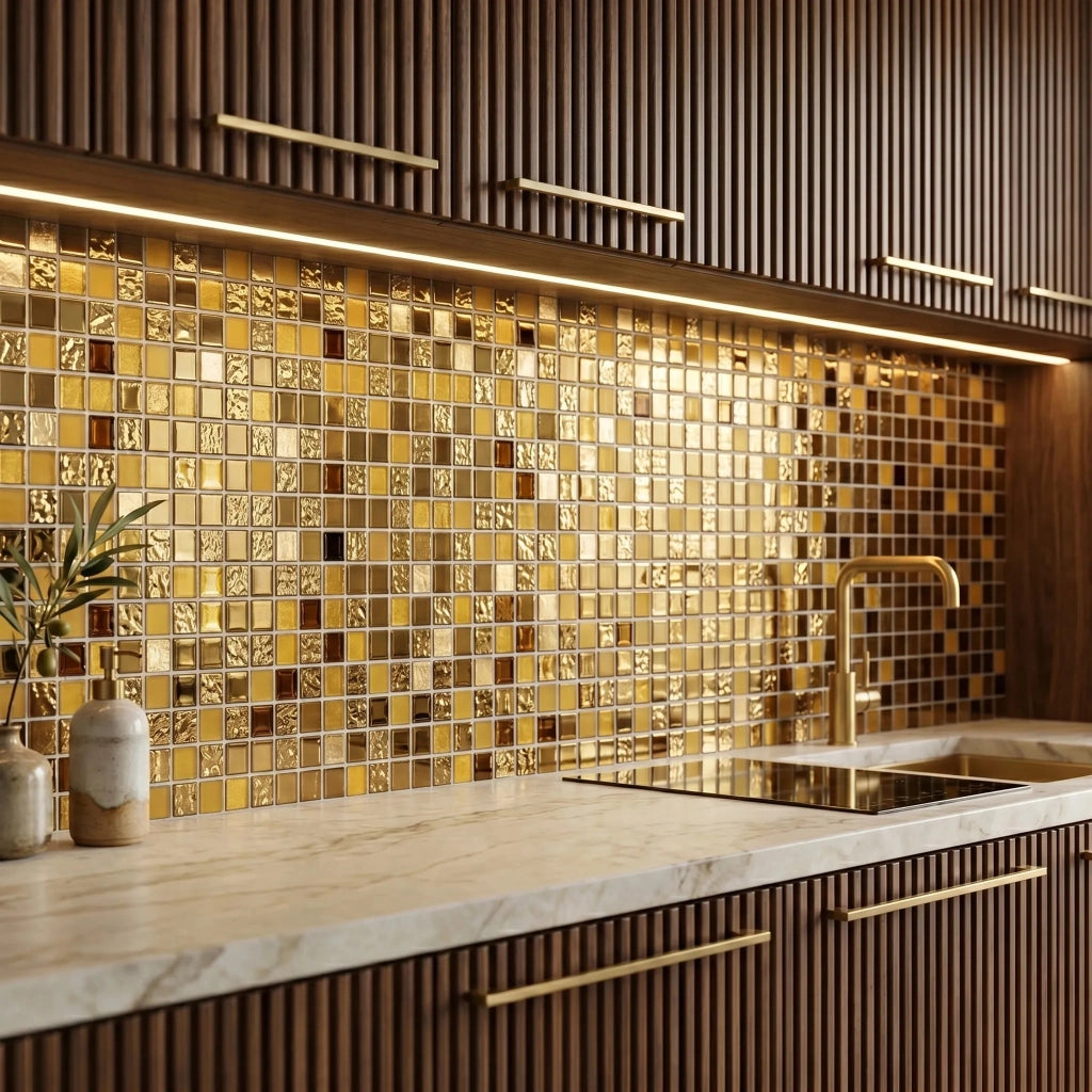 Mosaico Da Parete Glass Rea P14016
