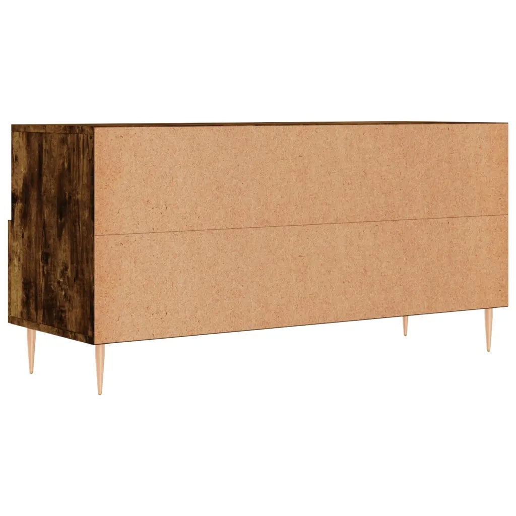 Mobile TV | Armadietto TV | Mobile Porta TV Rovere Fumo 102x36x50 cm in Legno Multistrato