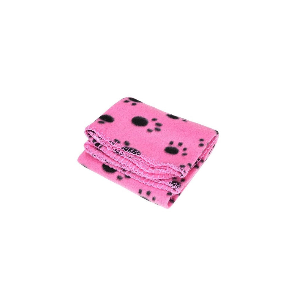 Trade Shop - Coperta Plaid In Pile Copri Divano O Coprisedile Per Cani E Gatti Paw 90 X 120 -