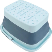 Bagno per piedi portatile per campeggio - Design Opvougbile Bump Dot (Blu)