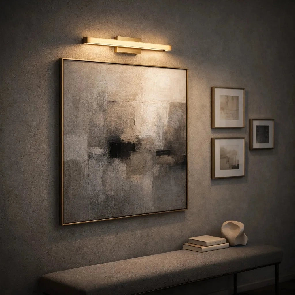 Lampada Da Parete Led 42cm APP1851-1W Brush Gold