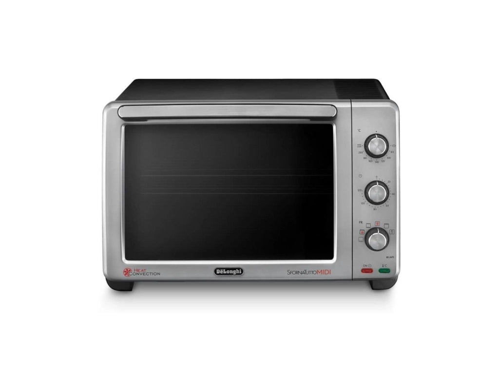 De'Longhi EO24752 Sfornatutto Midi Fornetto Elettrico Ventilato 24 L 2000 W 7 Funzioni con Grill colore Argento