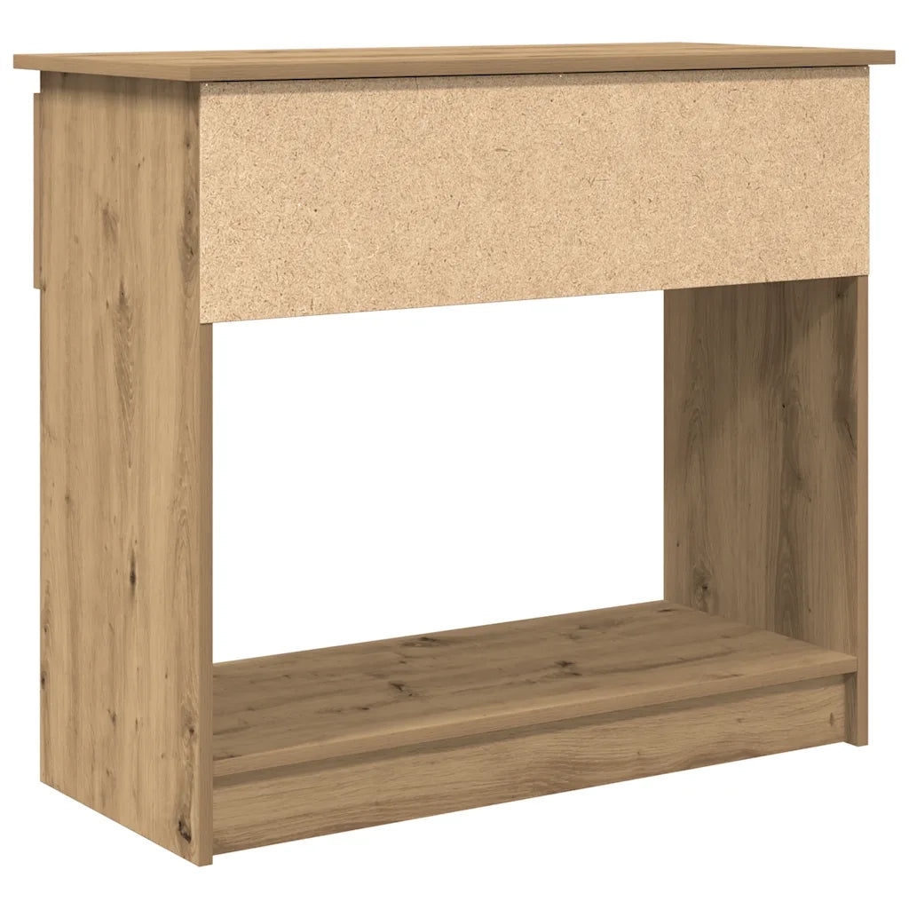 Tavolo Consolle Cassetti Rovere Artigianale 85,5x38,5x74,5 cm 861399