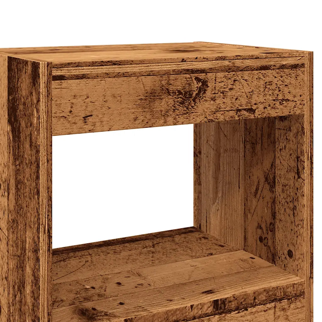 Libreria/Divisorio Legno Antico 40x30x198 cm 856812