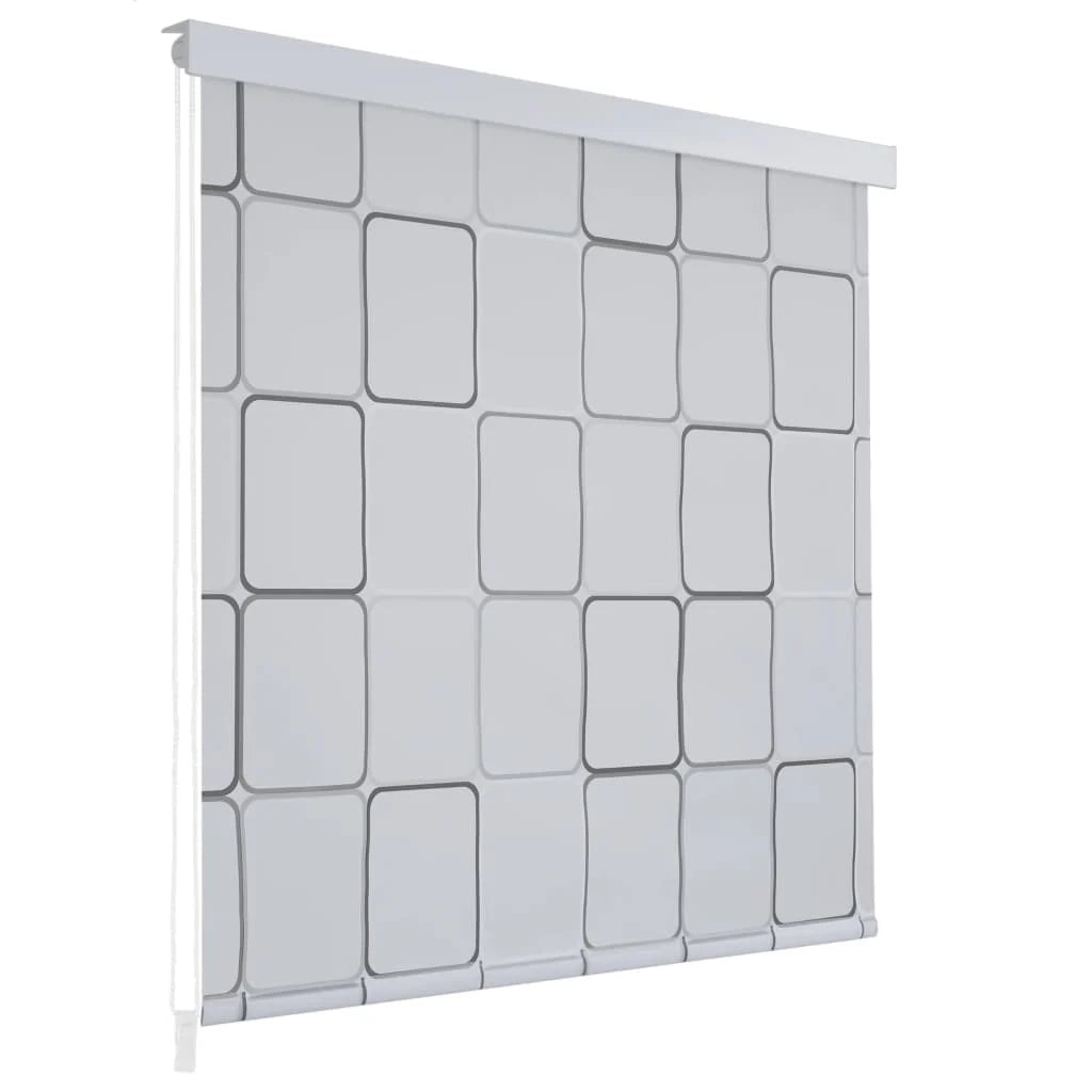 Tenda a rullo per doccia 140 x 240 cm quadrata 02_0005574