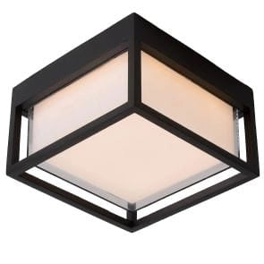 Applique esterna Lucide Singa LED 9,6W 2700K nera