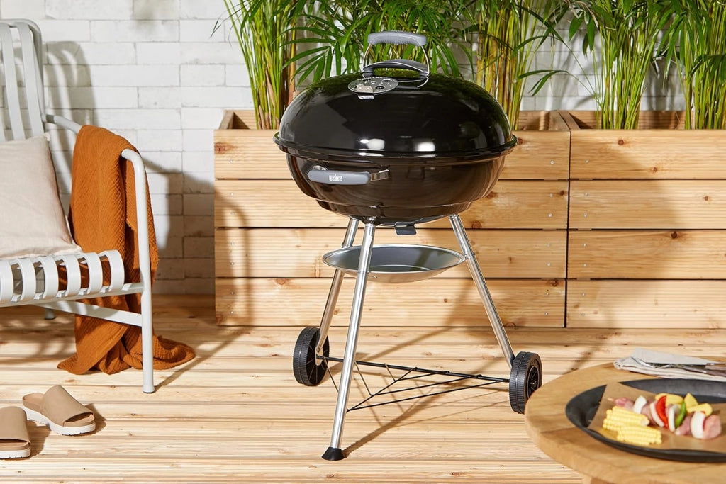 WEBER COMPACT KETTLE BBQ A CARBONE  57CM NERO