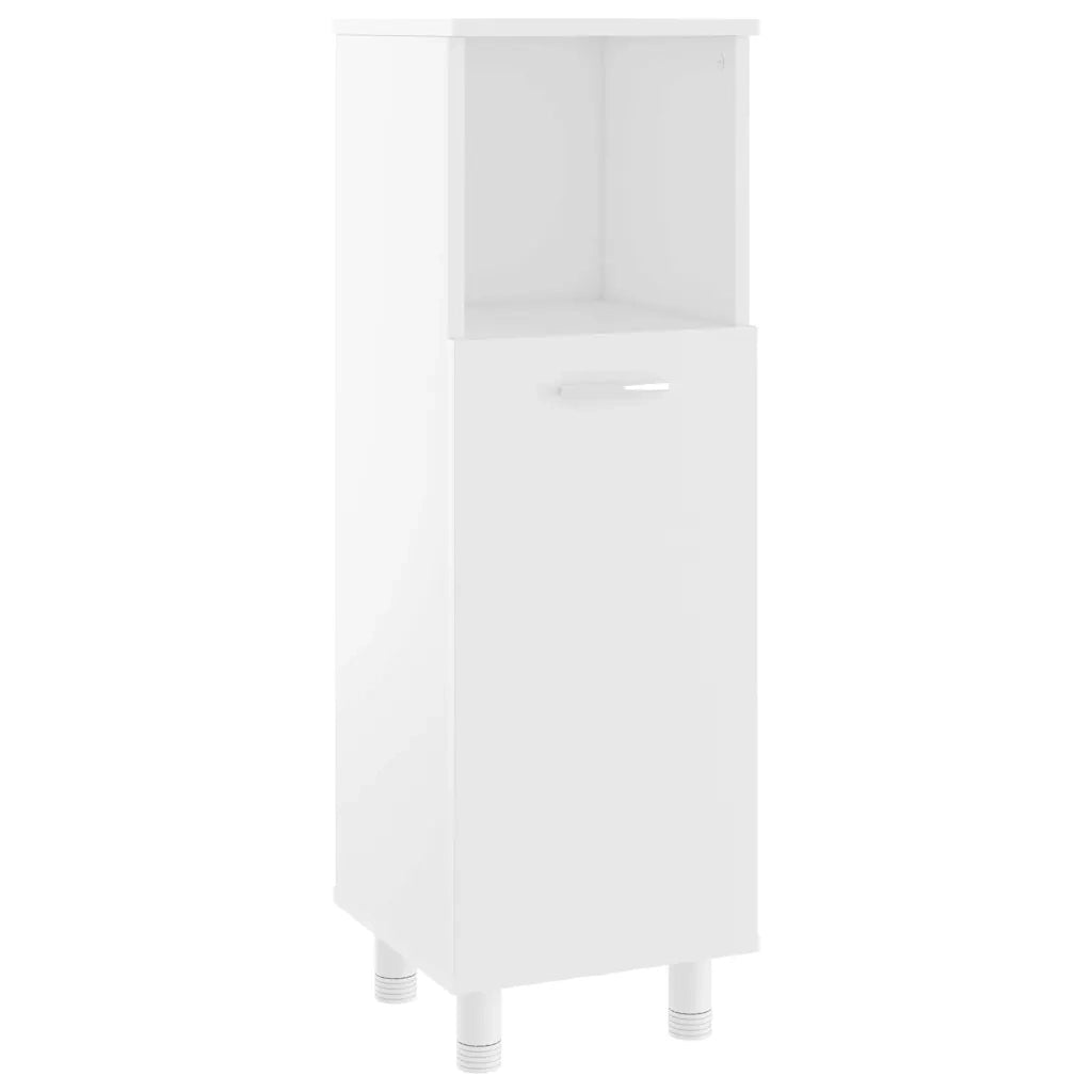 Set Mobili da Bagno 3 pz Bianco in Truciolato cod mxl 52789
