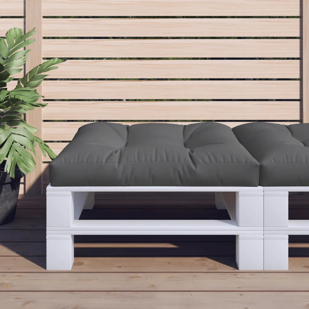 vidaXL Cuscino per Pallet Antracite 80x80x12 cm in Tessuto