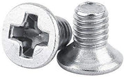 Set di Viti da 100 pezzi - Assortimento di Viti M3 - Testa Piana - Acciaio Inossidabile 304 - Filettatura Completa - Per Macchine - Set di Viti