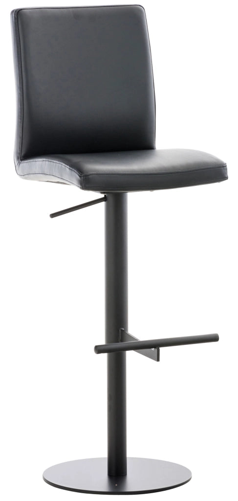 2er Set Barhocker Cadiz Kunstleder schwarz