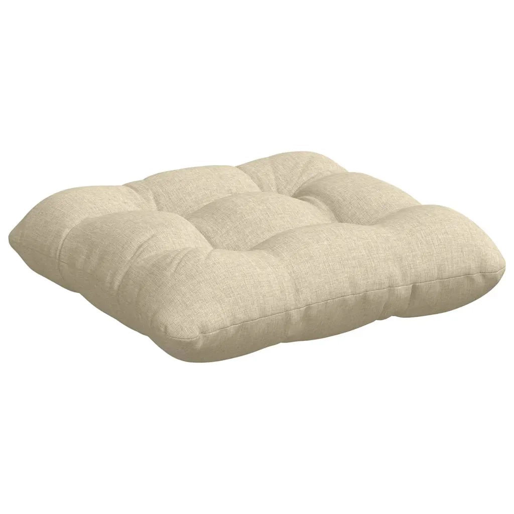 Cuscini per Seduta 4 pcs Crema 40 x 40 x 12 cm Tessuto