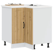 Base ad Angolo Cucina Lucca Rovere Artigianale Truciolato