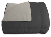 Trapunta Invernale Singola Doubleface 300gr Grigio Chiaro/Grigio Scuro