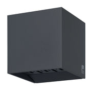 Applique Esterno Contemporanea Calpino 2 Alluminio Grigio Led