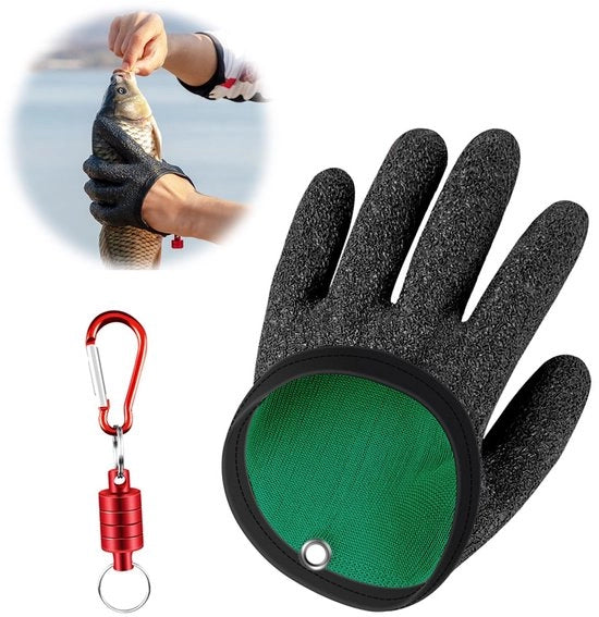 Manopole per pescatori impermeabili - Antiscivolo/Magnete - Manopole con denti per la pesca - Sostitute di gomma - Utilizzo sicuro con pesci - Presa comoda - Manopole per la pesca