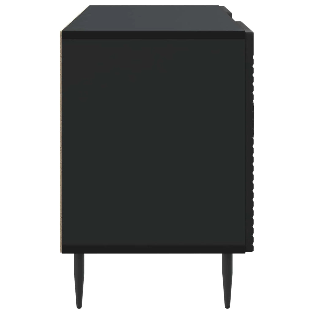 Mobile TV Nero 102 x 34,5 x 50 cm Legno ingegnerizzato