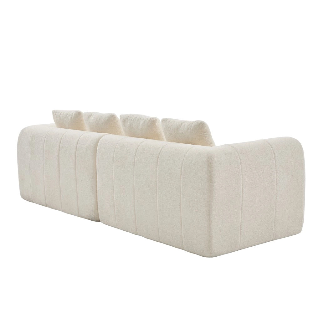 Sofa a 3 posti - Zephmum- 260x94,5x80 cm- Montaggio non necessario