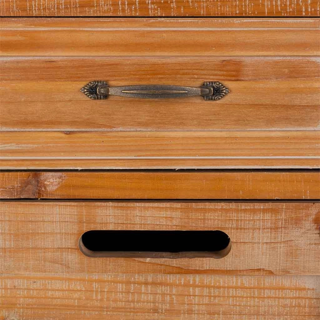 Cassettiera in legno 80x37x155h cm