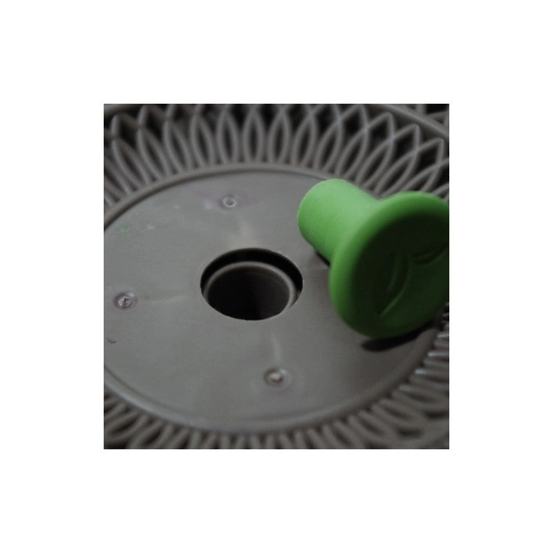 Pot + Cache pot CURVER aspect tricotÃ© - Taille S