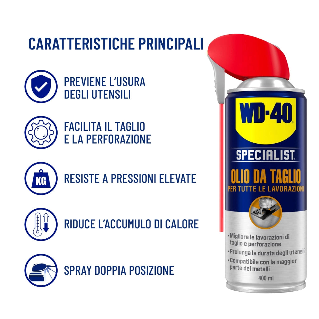 Olio da Taglio Wd 40 Specialist 400 ml 2 Pezzi