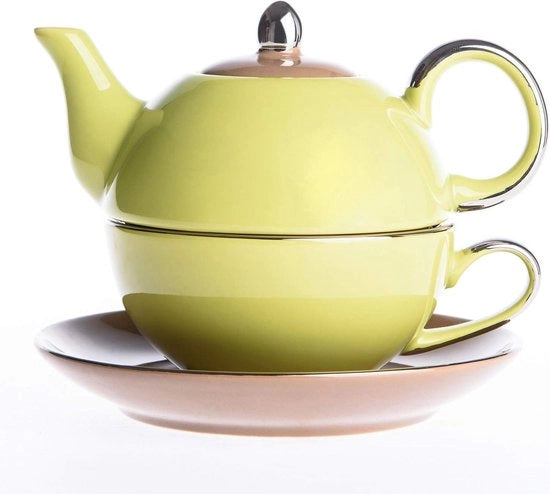 Caffè 3 in 1 con tazza e piatto, confezione regalo