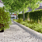 Bordura per Prato 30 pz 20 x 103 cm Acciaio Inox Argento 860164
