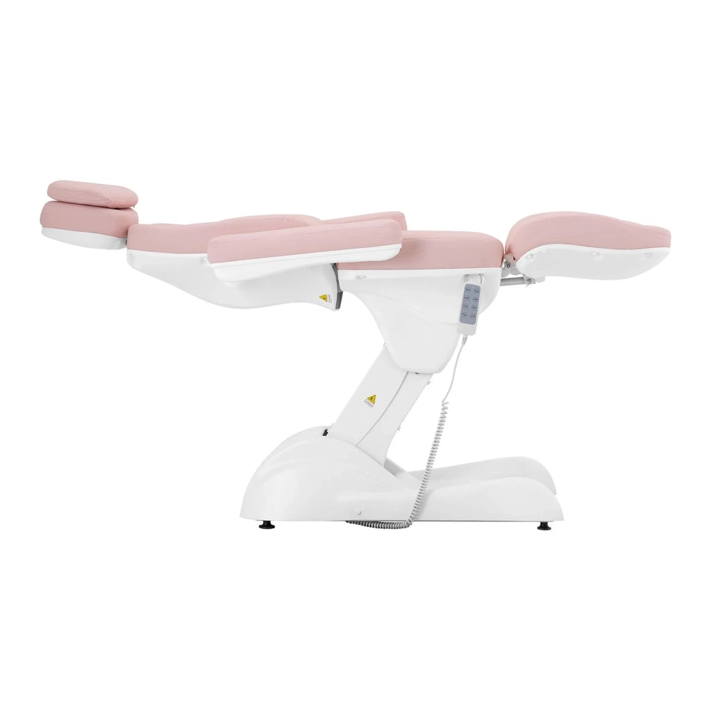 Poltrona estetica professionale rosa e bianca 14_0007787