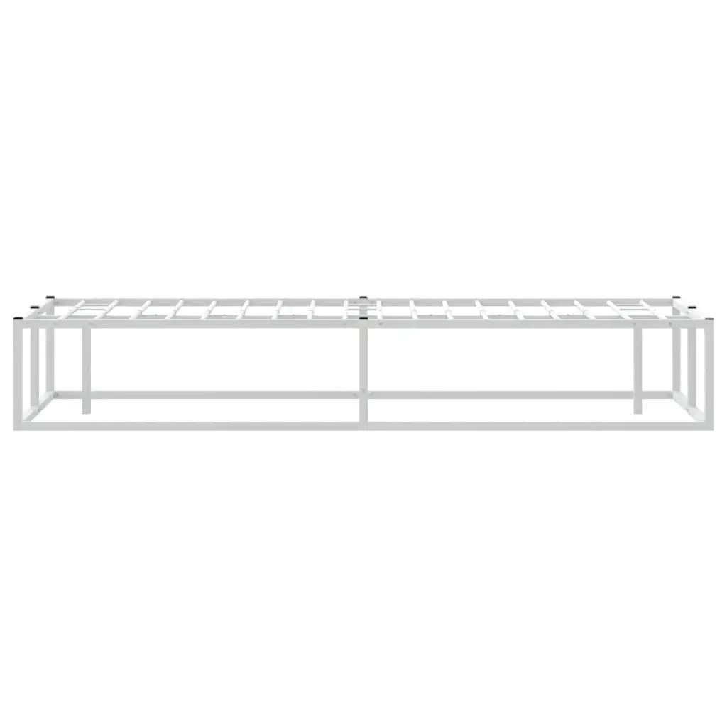 Giroletto senza Materasso Bianco 120x200 cm in Metallo 4017424