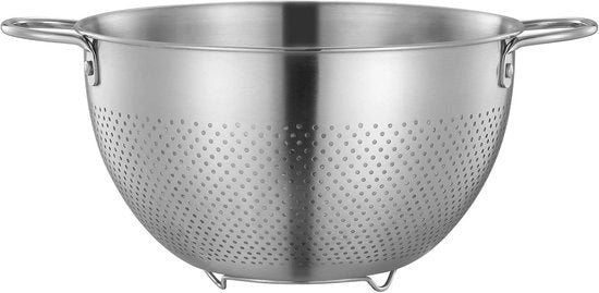 Sottopiano in acciaio inossidabile con manico - 24 cm - resistente al lavastoviglie