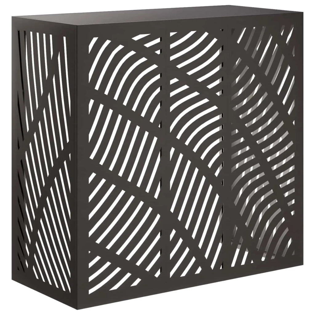 Copertura per condizionatore d'aria Nero 110 x 50 x 105 cm 8014115