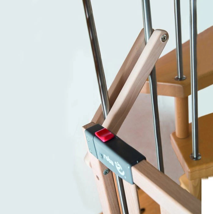Cancelletto di sicurezza per scale di sicurezza - ROBA - Larghezza da 93,5 a 120,5 cm