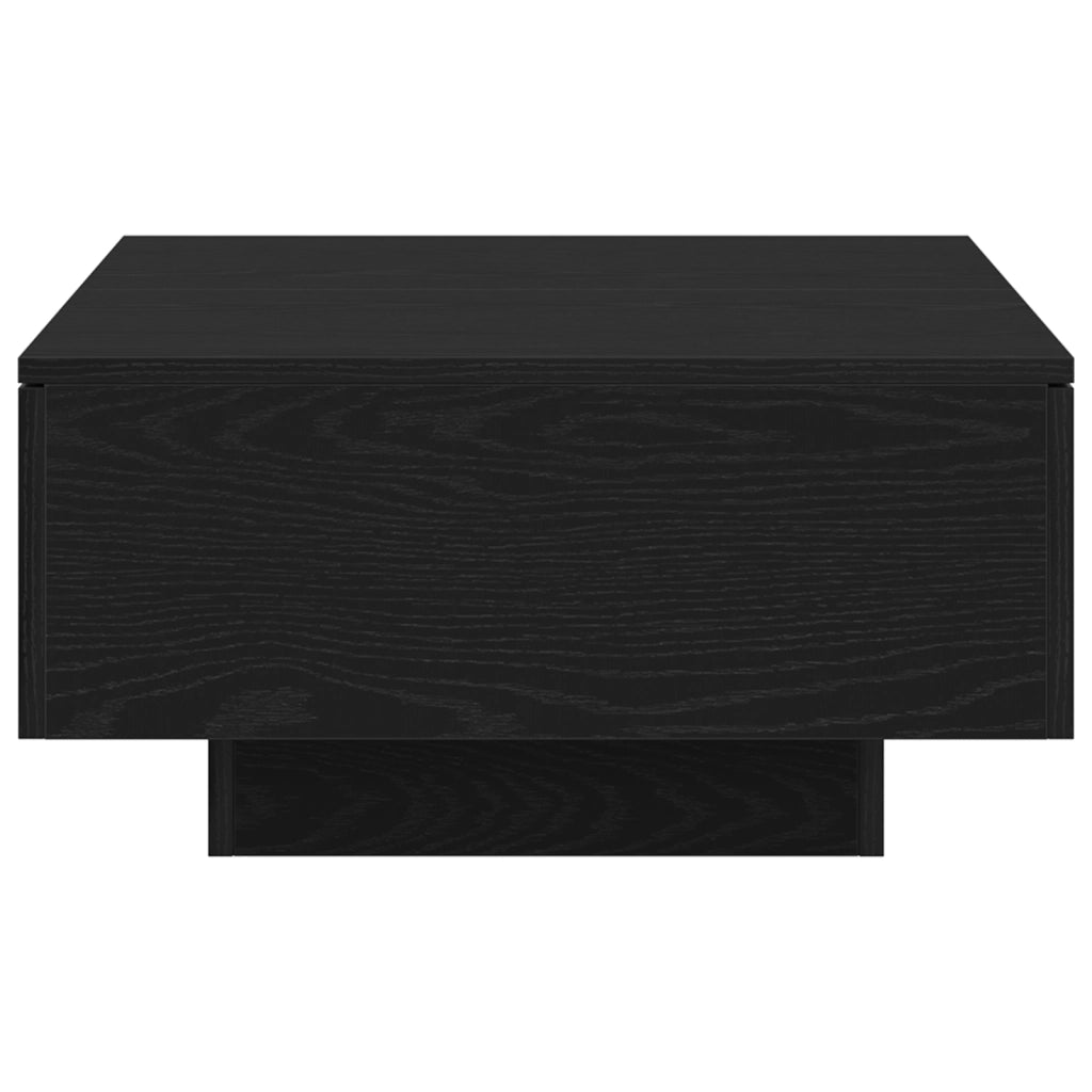 Tavolino da caffÃ¨  Nero Rovere 90x60x31 cm in legno ingegnerizzato