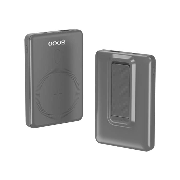 Caricabatterie wireless portatile magnetico 5000mAh, ricarica rapida 22,5W, compatibile iPhone MagSafe - SOGO