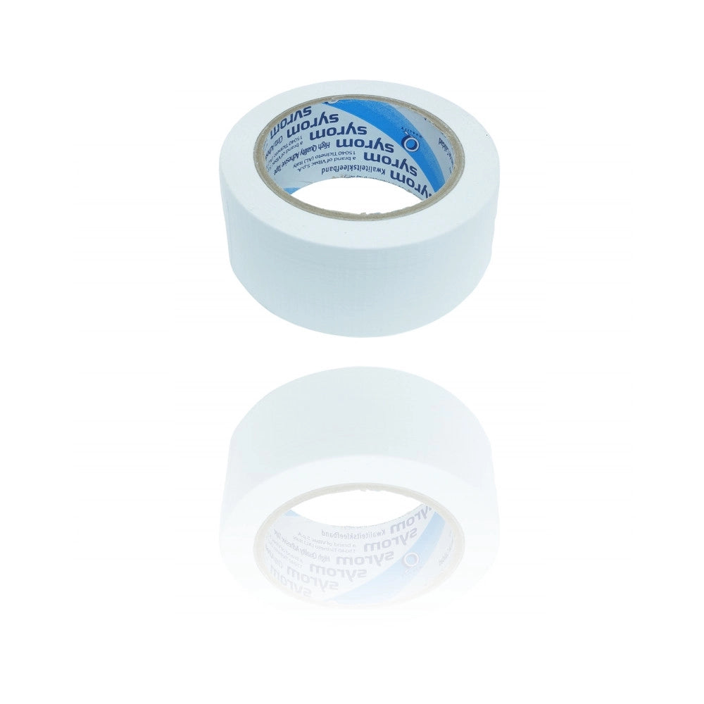 Trade Shop - Nastro Americano Bianco Telato Resistente 50 Mm X 25 Mt Sigilla Ripara Imballa -