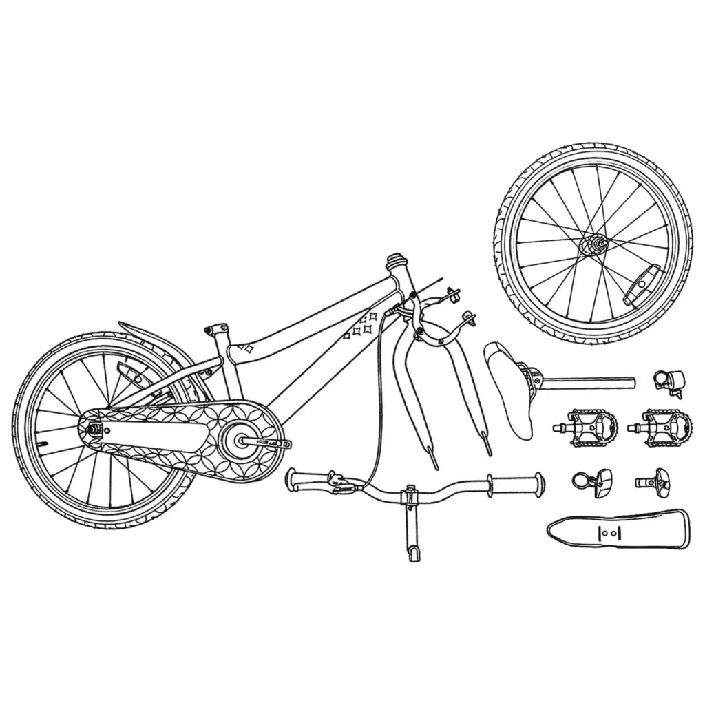 Bicicletta per Bambini 18 Pollici per bambini dai 5 ai 7 anni 42009470