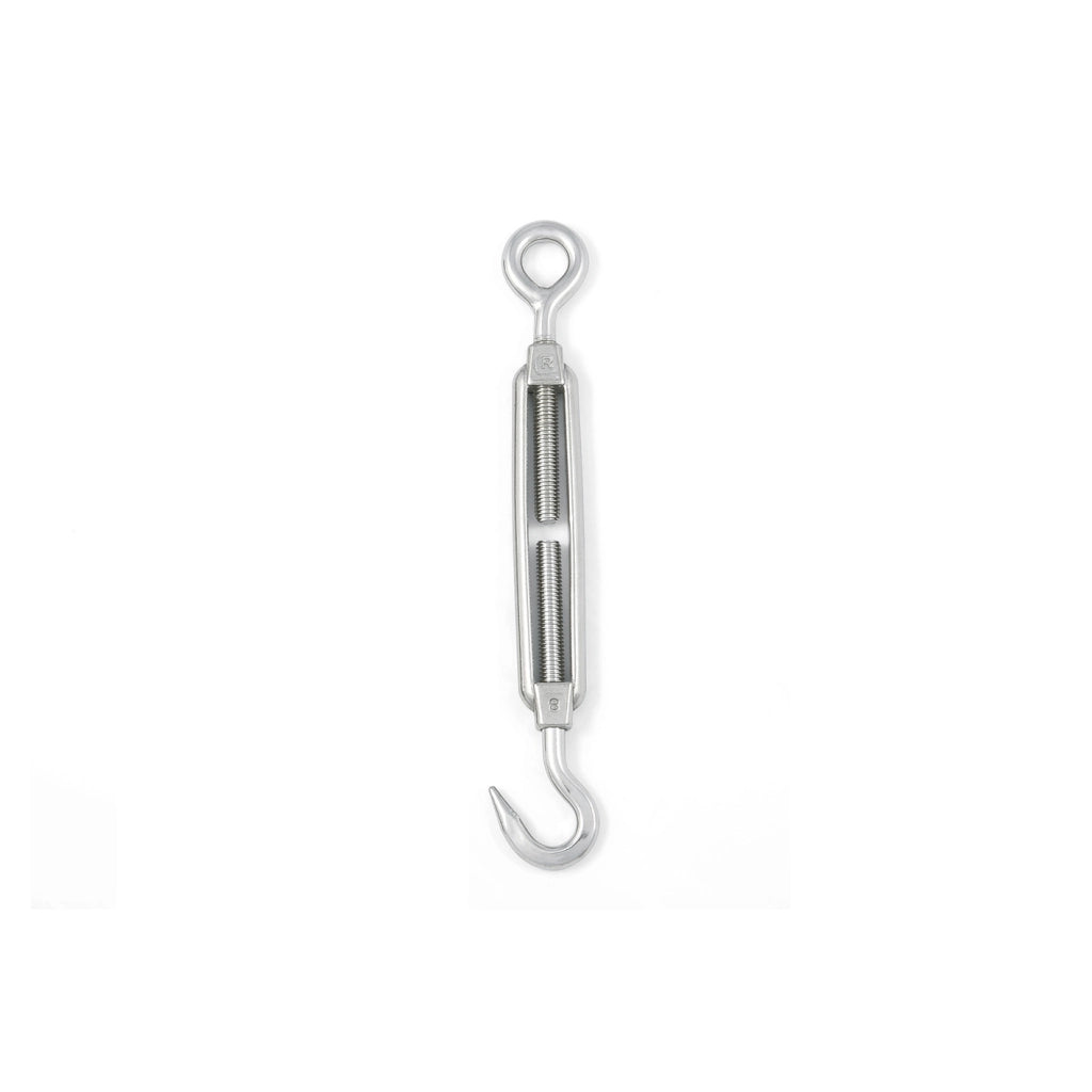 Tenditore occhio - gancio M6 x 110 mm. in acciaio zincato