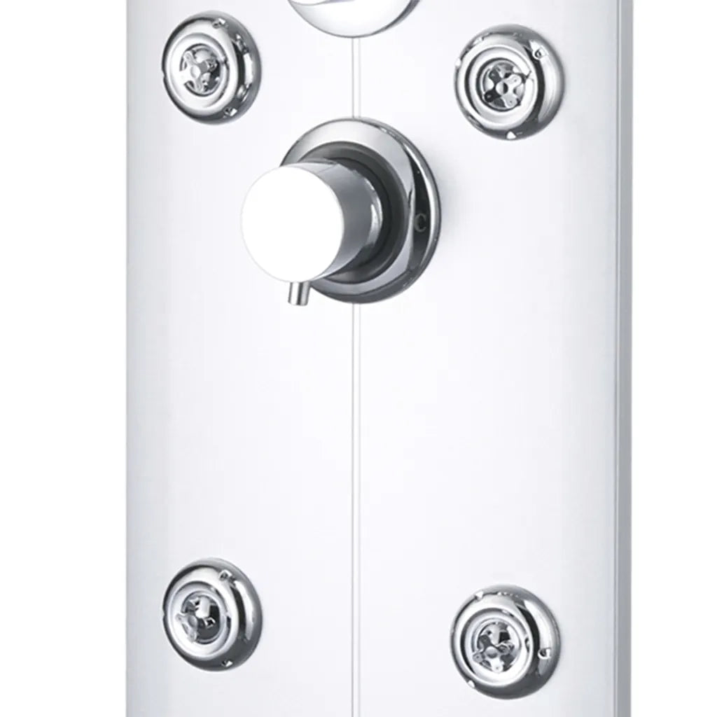 Pannello Doccia 25x43x120 cm Argento CFW9245648