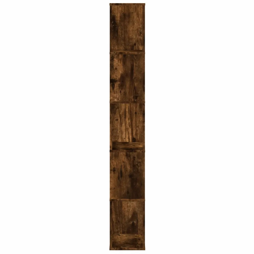 Libreria 5Ripiani Rovere Fumo 45x23,5x162,5cm Legno Multistrato 852784