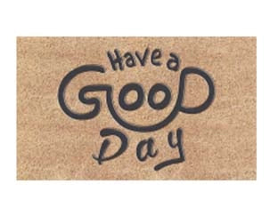 ZERBINO COCCO HAVE A GOOD DAY SPESSORE MM.15  cm.40x70    XTRA