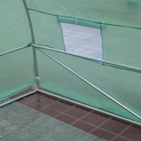 Serra da Giardino 8x3x2m Tubi in Acciaio  Verde