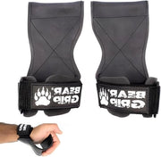 Strisce di Sostegno Multi Grip per Sollevamento di Pesi Pesanti - Strisce e Guanti PREMIUM con Gomma in Rilievo Grande