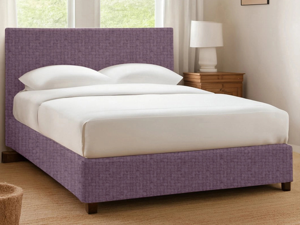 Dagenham, Letto Singolo Sfoderabile Made in Italy, Viola Lilla