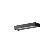 Lampada a Parete GAP551 Gealuce - Applique LED 10W Dimmerabile, 550lm, 3000K, Luce Diretta, IP20, Alluminio Nero Opaco