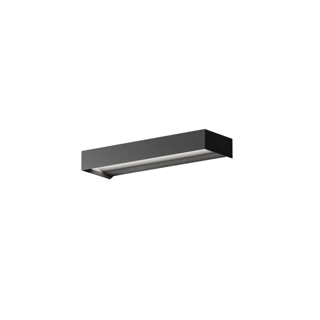 Lampada a Parete GAP551 Gealuce - Applique LED 10W Dimmerabile, 550lm, 3000K, Luce Diretta, IP20, Alluminio Nero Opaco