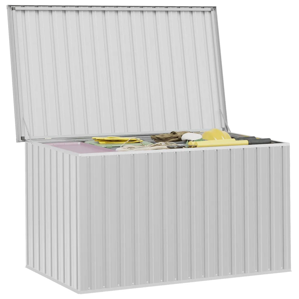 Baule da Giardino Grigio 171x99x93 cmcod mxl 83031