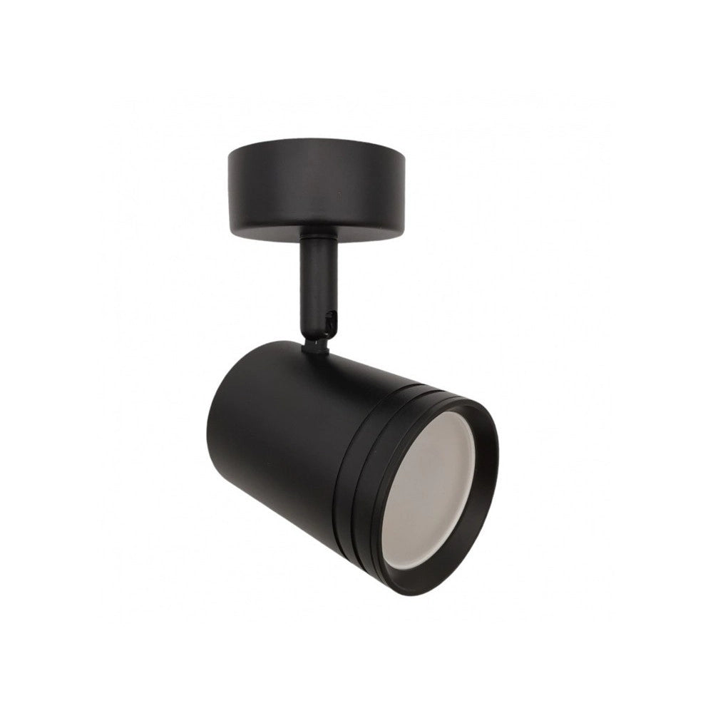 Trade Shop - Porta Faretto Proiettore Orientabile Da Soffitto Parete A Cilindro Gu10 P28-gu10 -